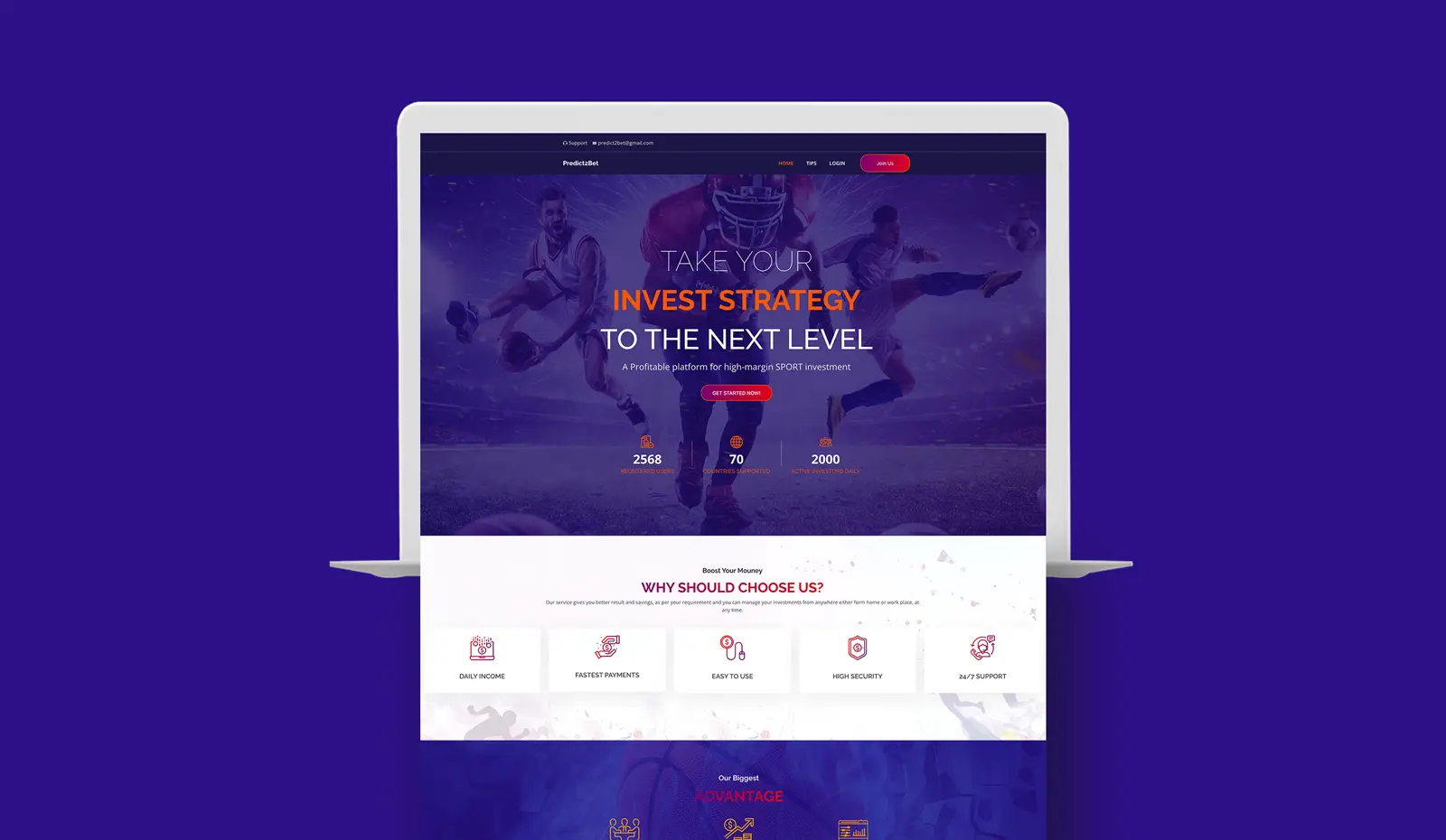 Website Landing Page Cover