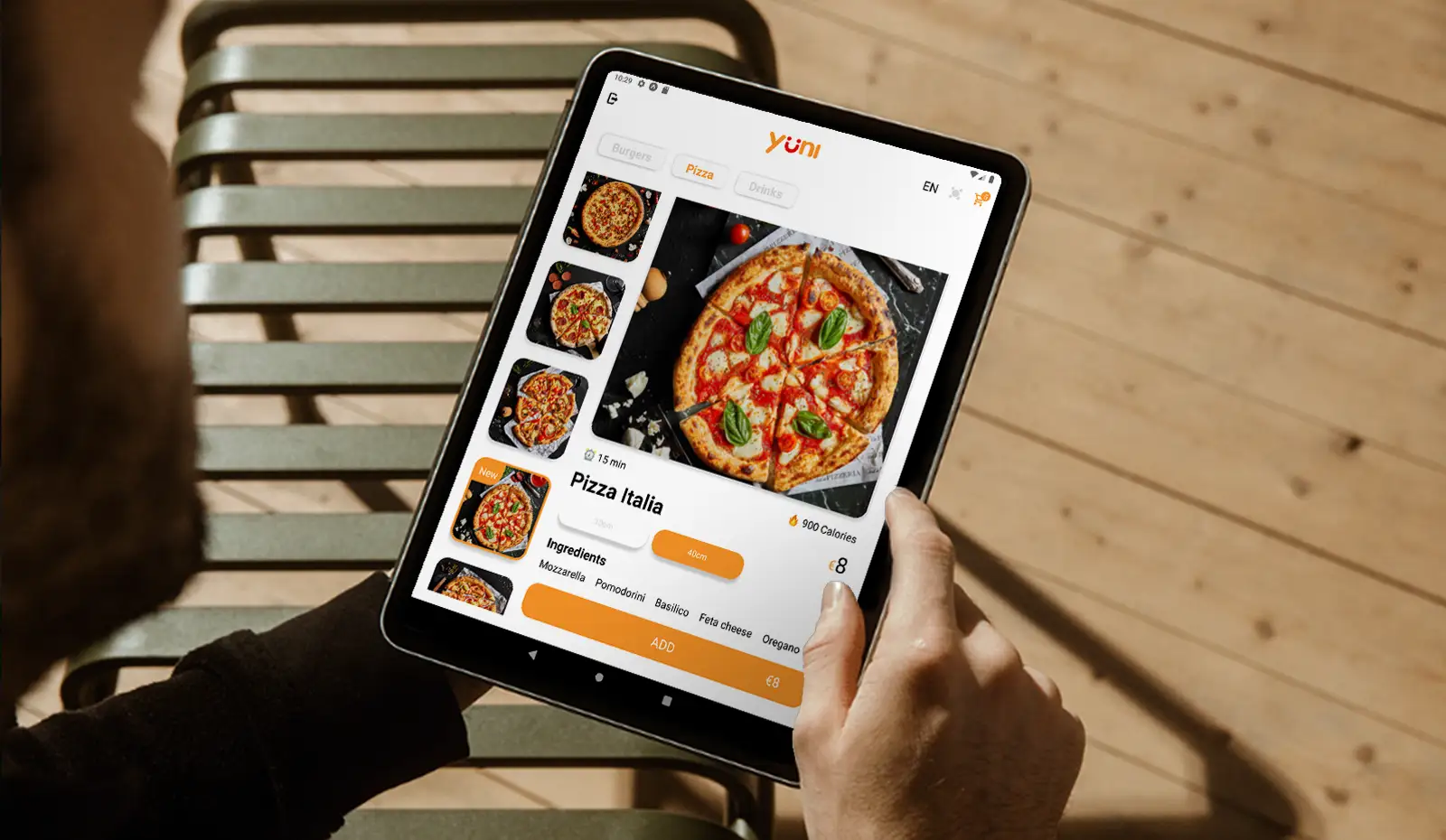 Restaurant Mobile App Development Yuni Cover